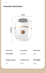 Electric Foot Grinder Household Automatic Foot Grinding For Removing Dead Skin And Calluses A  For Beautiful Feet And Foot Care