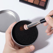 Make-up Brush Convenient Sponge Scrubbing Iron Box To Clean Up Remaining Powder