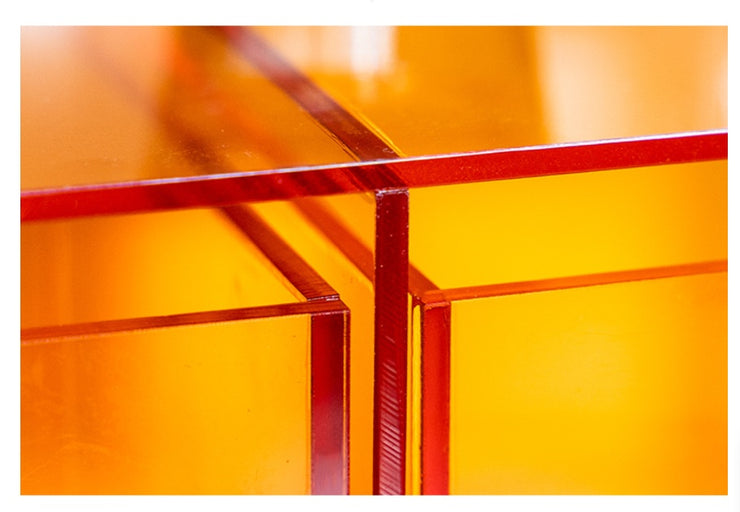 Customized Acrylic Display Rack Simple Color Matching Cosmetic Skin Care Product Storage Box