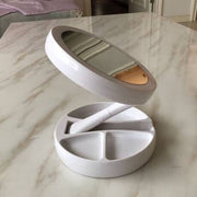 Make-up White Foldable Vanity Mirror With Light